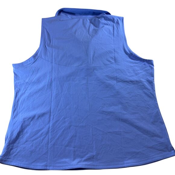 NWT PUMA Women's Harding Sleeveless 1/4 Zip Polo Lavender‎ Size XL - Picture 2 of 6